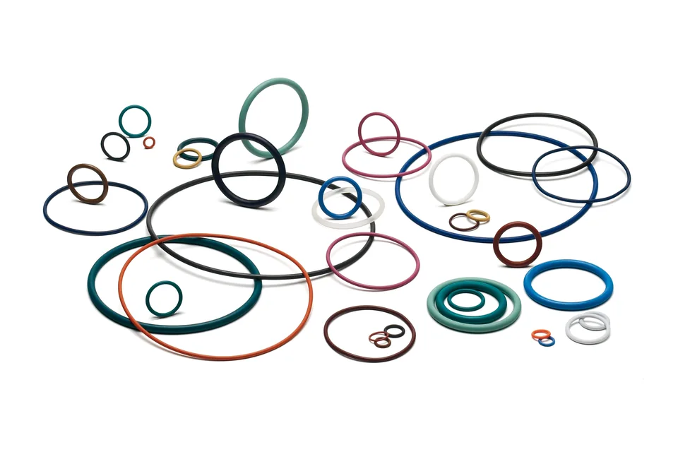 白底 O-ring 环形部件参考实拍